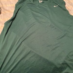 Nike Dri-Fit Green sleeveless shirt